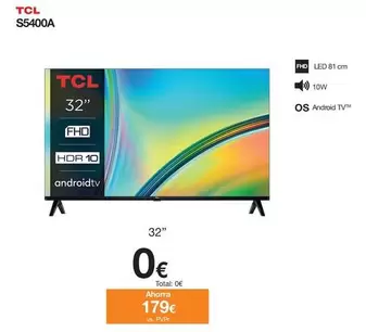 Oferta de TCL - S5400A por 179€ en Orange