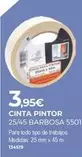 Oferta de Cinta Pintor 25/45 Barbosa 5501 por 3,95€ en Ideal Bricolaje