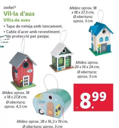Oferta de Zoofari - Villa De Aves por 8,99€ en Lidl
