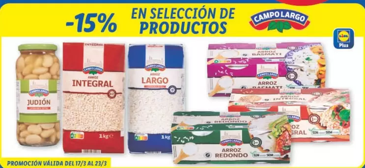 Oferta de Campo Largo - En Seleccion De Productos en Lidl