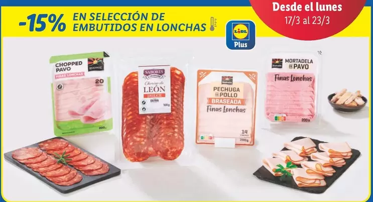 Oferta de En Seleccion De Embutidos En Lonchas en Lidl