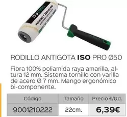Oferta de Rodillo Antigota Iso Pro  por 6,39€ en Isolana