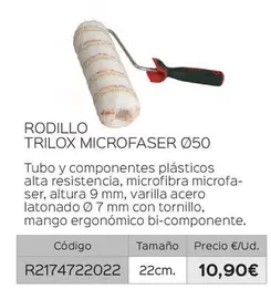 Oferta de Rodillo Trilox Microfaser por 10,9€ en Isolana