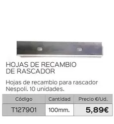 Oferta de Hojas De Recambio De Rascador por 5,89€ en Isolana