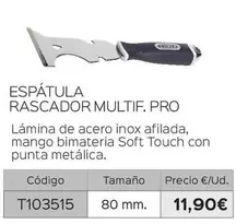 Oferta de Espátula Rascador Multif. Pro por 11,9€ en Isolana