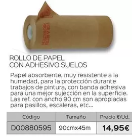 Oferta de Rollo De Papel Con Adhesivo por 14,95€ en Isolana