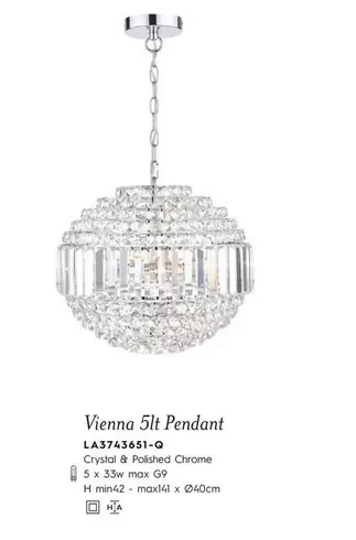 Oferta de Vienna 5lt Pendant en Laura Ashley