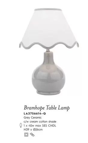 Oferta de Brazinopa Table Lamp en Laura Ashley