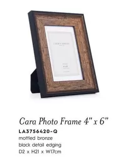 Oferta de Cara Photo Frame 4"x6" en Laura Ashley