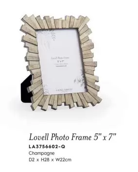 Oferta de Lovell Photo Frame 5" X 7" en Laura Ashley