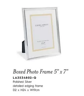 Oferta de Boxed Photo Frame 5" X 7" en Laura Ashley