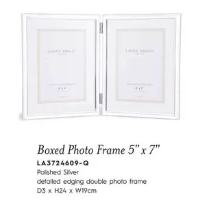 Oferta de Boxed Photo Frame 5"x7" en Laura Ashley