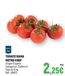 Oferta de Chef - Tomate Rama por 2,25€ en Makro