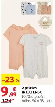 Oferta de In Extenso - 2 Peleles por 9,99€ en Alcampo