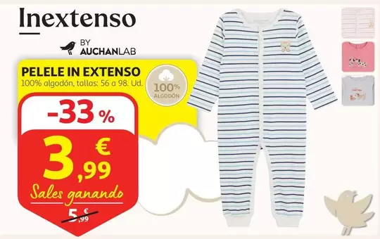Oferta de In Extenso - Pelele por 3,99€ en Alcampo