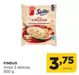 Oferta de Findus -  Arroz 3 Delicias por 3,75€ en Alimerka