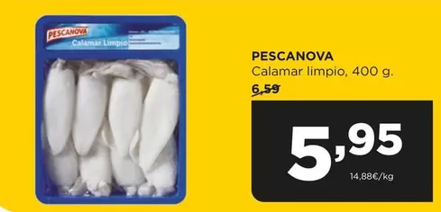 Oferta de Pescanova - Calamar Limpio por 5,95€ en Alimerka