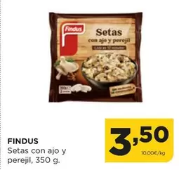 Oferta de Findus -  Setas Con Ajo Y Perejil por 3,5€ en Alimerka