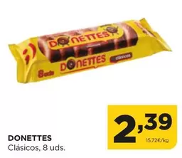 Oferta de Donettes - Clásicos por 2,39€ en Alimerka