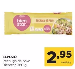 Oferta de Elpozo - Pechuga De Pavo Bienstar por 2,95€ en Alimerka