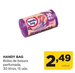 Oferta de Handy Bag - Bolsa De Basura Perfumada por 2,49€ en Alimerka