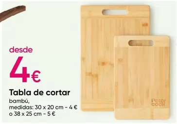 Oferta de Tabla De Cortar 4 por 4€ en Pepco