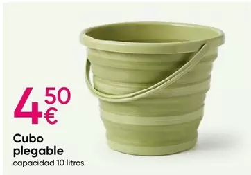 Oferta de Cubo Plegable por 4,5€ en Pepco