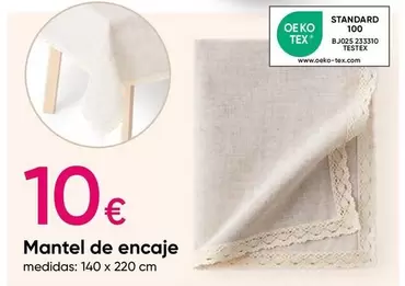 Oferta de Standard - Mantel De Encaje en Pepco