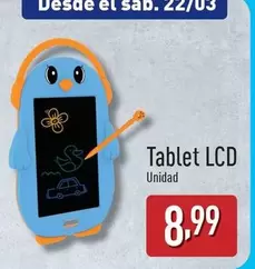 Oferta de Tablet Lcd por 8,99€ en ALDI