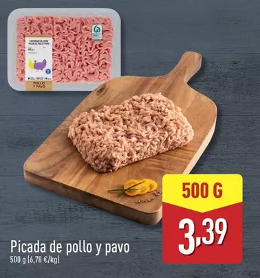 Oferta de Picada De Pollo Y Pavo por 3,39€ en ALDI