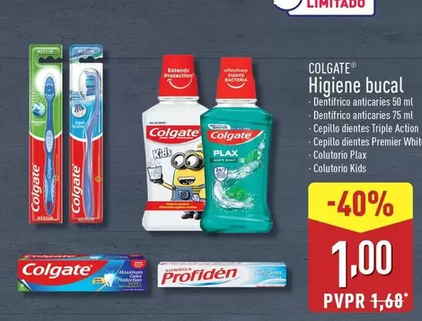 Oferta de Colgate - Higiene Bucal por 1€ en ALDI