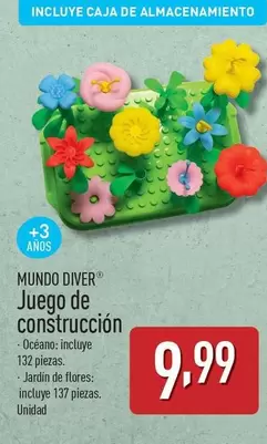 Oferta de Mundo Diver - Juego De Construccion por 9,99€ en ALDI