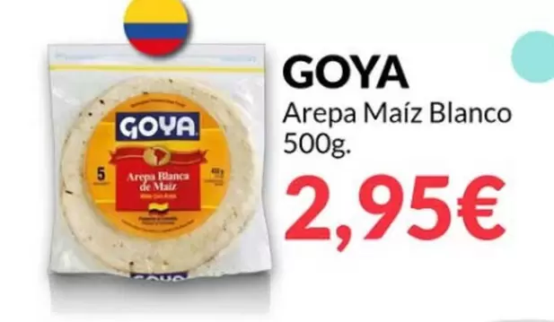 Oferta de Goya - Arepa Maiz Blanco por 2,95€ en PrimaPrix