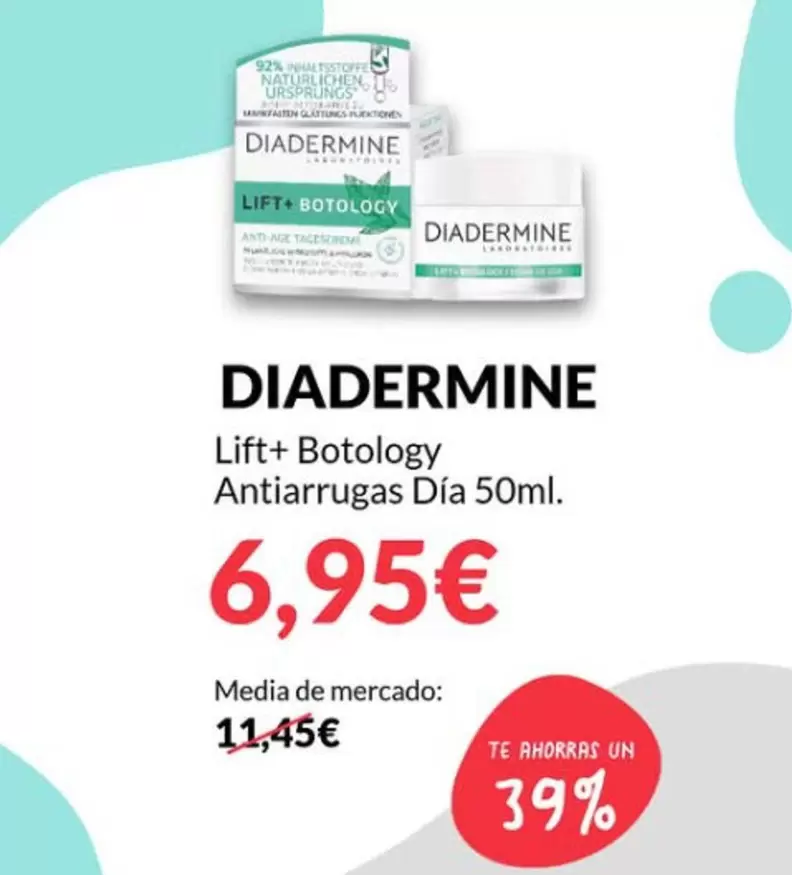 Oferta de Diadermine - Lift+ Botology Antiarrugas Día  por 6,95€ en PrimaPrix