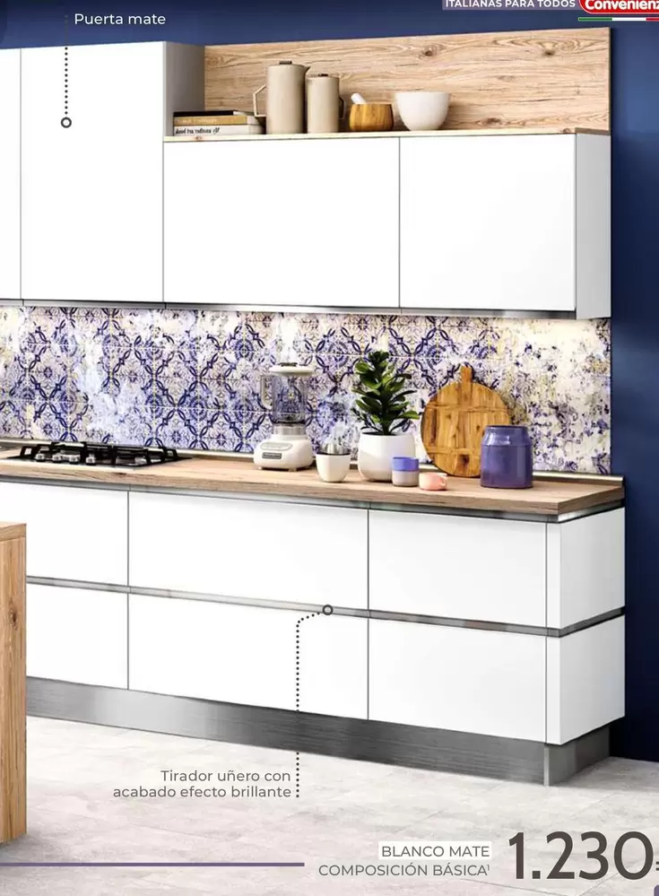 Oferta de Blanco Mate Composicion Basica por 1230€ en Mondo Convenienza