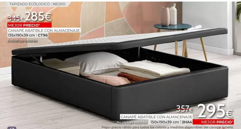 Oferta de Canape Abatible Con Almacenaje por 295€ en Mondo Convenienza