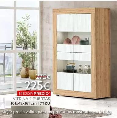 Oferta de Foto - Vitrina 4 Puertas por 225€ en Mondo Convenienza