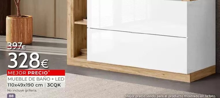 Oferta de Foto - Mueble De Bano + Led por 328€ en Mondo Convenienza