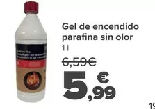 Oferta de Gel De Encendido  Parafina Sin Olor por 5,99€ en Carrefour