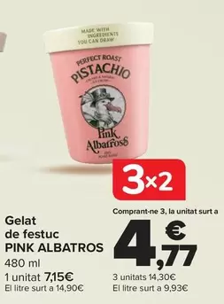 Oferta de Pink Albatros - Helado De Pistacho   por 7,15€ en Carrefour