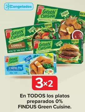 Oferta de Findus - En Todos Los Platos Preparados 0% Green Cuisine en Carrefour