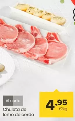 Oferta de Chuleta De Lomo De Cerdo por 4,95€ en Autoservicios Familia