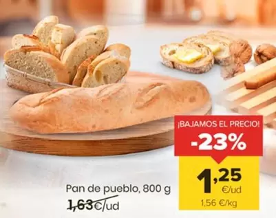 Oferta de Pan De Pueblo por 1,25€ en Autoservicios Familia