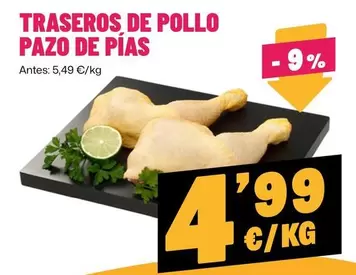 Oferta de Traseros De Pollo Pazo De Pias por 4,99€ en Ahorramas