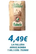 Oferta de La Fallera - Arroz Bomba por 4,49€ en Dialsur Cash & Carry