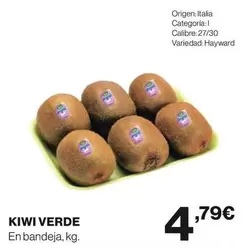 Oferta de Kiwi Verde por 4,79€ en El Corte Inglés