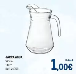 Oferta de Jarra Agua por 1€ en Makro