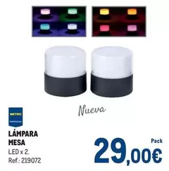 Oferta de Lampara Mesa por 29€ en Makro