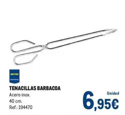 Oferta de Tenacillas Barbacoa por 6,95€ en Makro