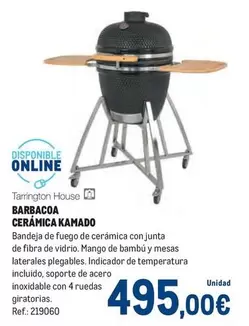 Oferta de Tarrington House - Barbacoa Ceramica Kamado por 495€ en Makro